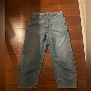 We The Free barrel jeans. Free people